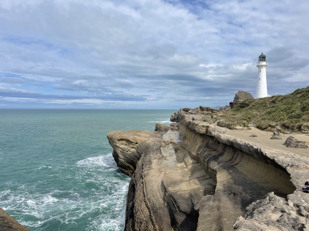 The lighthouse at Castle Point, facing north.