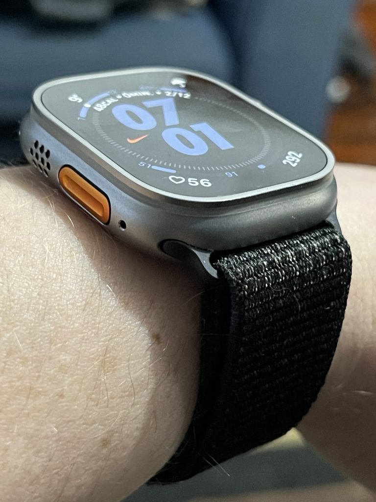 Apple Watch Ultra with Nike+ sport loop