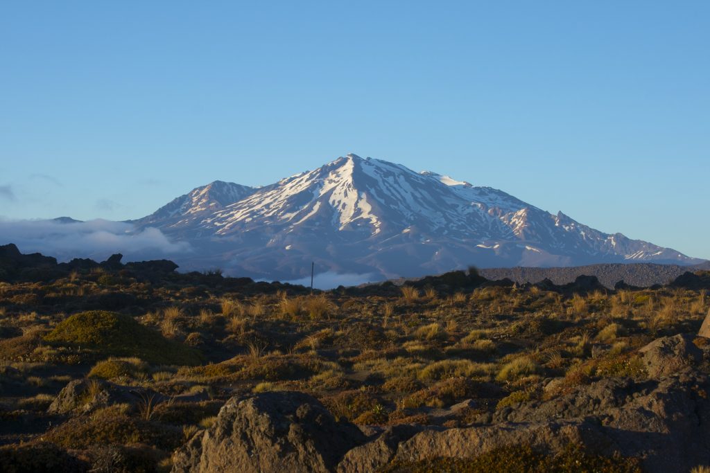 Mount Ruapehu viewed from the Tongariro Northern Circuit.